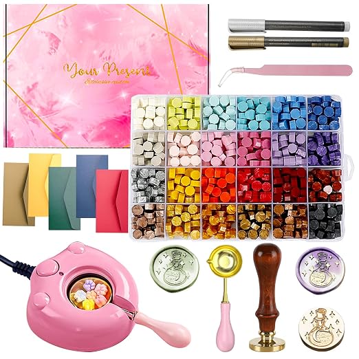 MONVICT 732 Pcs Wax Seal Stamp Kit by MONVICT
