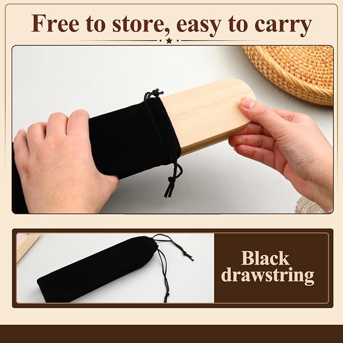 Fteven Tailors Clapper for Quilting, 2Size Wooden Professional Hardwood Clapper - Image 6