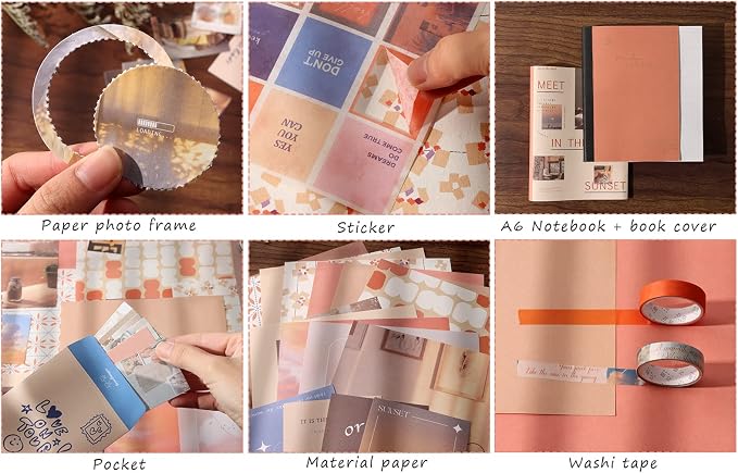 Draupnir Aesthetic Scrapbook Kit, Bullet Junk Journal Kit - Image 4