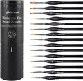Golden Maple Miniature Paint Brushes, Fine Detailing by goldenmaple