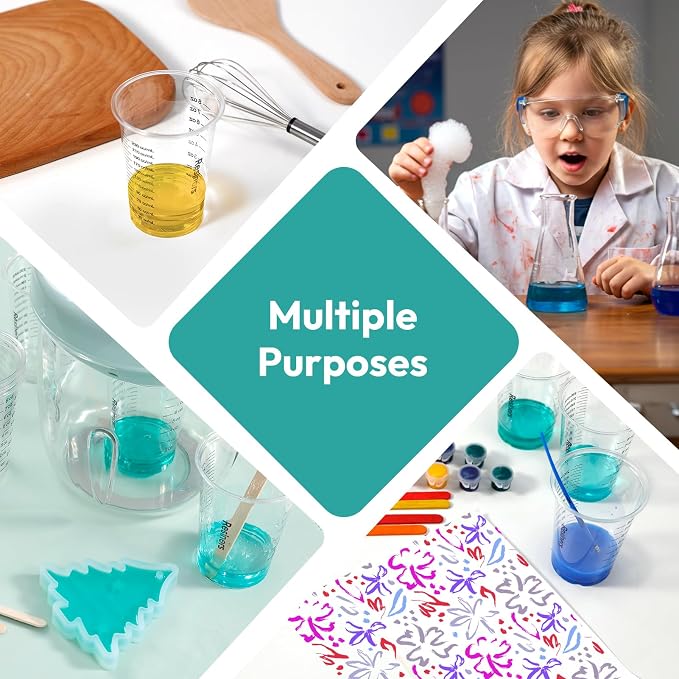 Epoxy Measuring Cups, Resiners 50pcs Resin Mixing Cups - Image 7