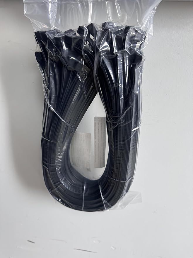 XINGO 22 inch Black Zip Ties Heavy Duty 100Pack, 200 LBS Ultra Strong Plastic Wire Ties, Large Cable Ties Extra Long Tie Wraps, Indoor and Outdoor UV Resistant