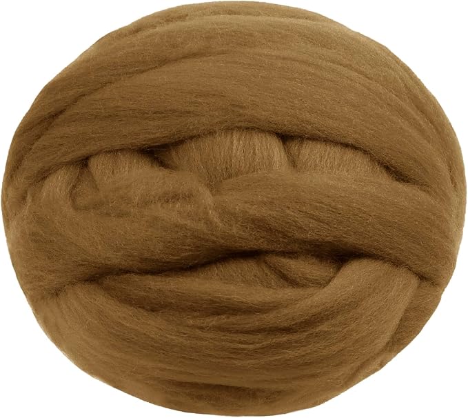 JeogYong Needle Felting Wool, 7.05oz Wool Roving Chunky Wool Yarn, Wet Felting by JeogYong