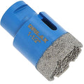 Drilax Pro Series 1-1/2 Inch Diamond Hole Saw for Angle Grinders | 1-3/8" Depth | 5/8"-11 Thread | Ideal for Shower Valves, Handles, Drain Pipes & Dry Drilling | Long Life
