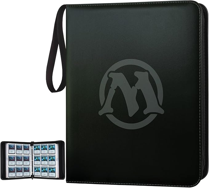 Trading Card Binder, 9-Pocket Premium Collector Card Binder Holds 720 Cards by MTGPRO