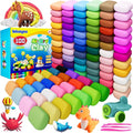 Ixiaoyoo Air Dry Clay, 100 Colors Foam Modeling Clay by Ixiaoyoo
