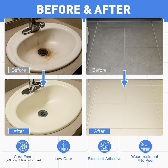 DWIL Tile Paint, Tub and Tile Refinishing Kit - Image 3