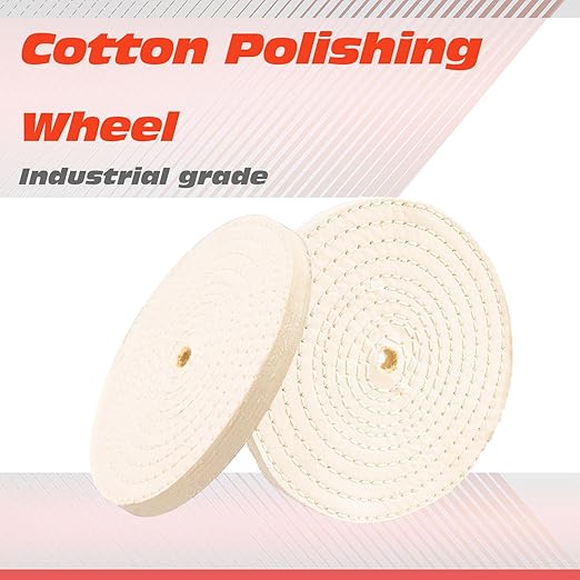 6x1x1 Inch Cotton Polishing Wheel, 150×25×12mm, 70 Plies