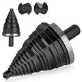 Step Drill Bit for Metal, 7/8" to 1-3/8", Cobalt Step Drill Bits, Heavy Duty for Stainless Steel, Hard Metal, Aluminum, Copper, Industrial Grade, 5-Steps. Co138Z