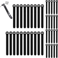 Self-Gripping Cable Ties by Wrap-It Storage, 40 Pack – Reusable Hook and Loop by Wrap-ItStorage