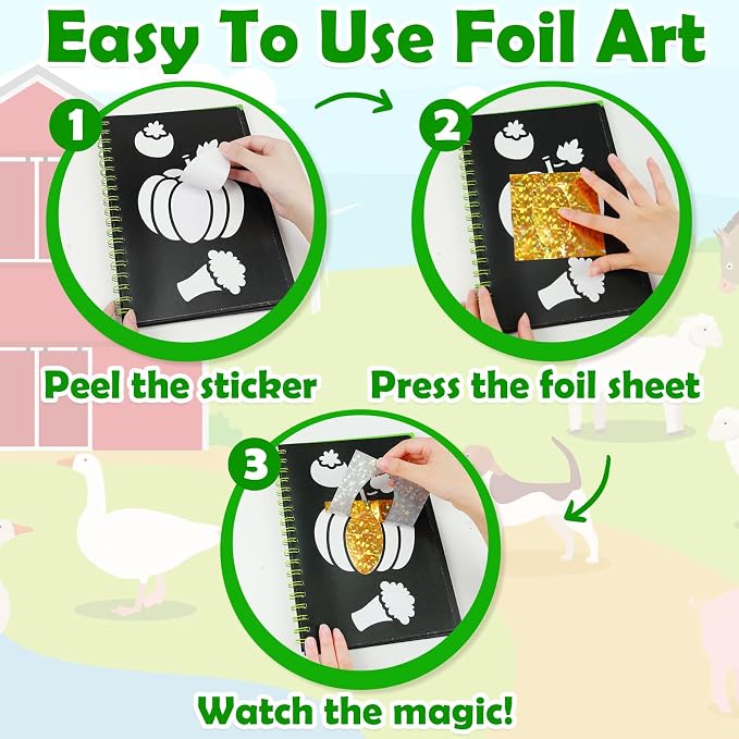 FUNNYB&G Mess-Free Foil Art Craft - Image 4