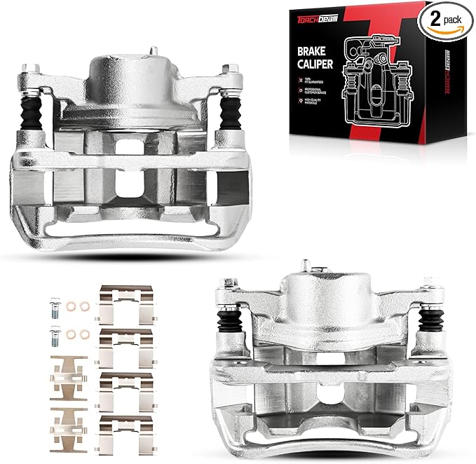 Torchbeam Front Brake Calipers Set for Honda 1997-2001 CR-V, Honda 1997-2001 Prelude, Honda 1995-1998 Odyssey, Front Left and Front Right Calipers Replace # 19B1461+19B1460