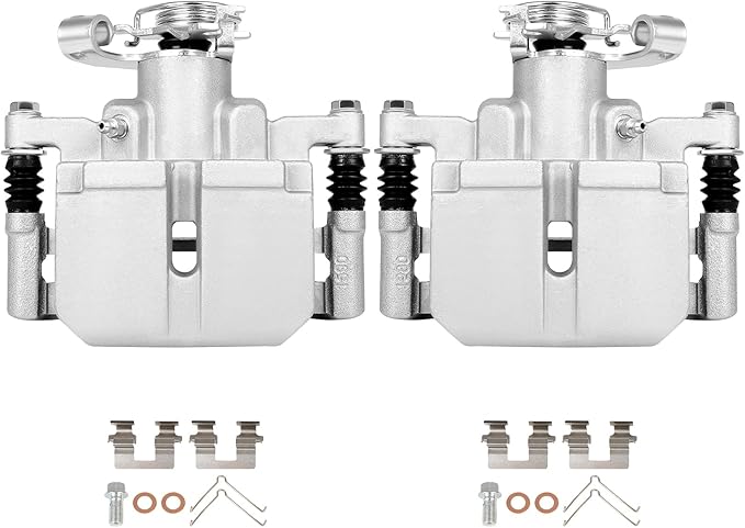 SCITOO 18B5425 18B5424 Rear Left & Right Disc Brake Calipers Assembly w/Bracket For Dodge For Dart 2013-2016