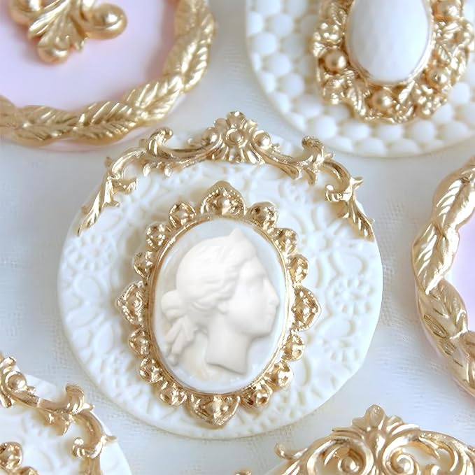 Art Molds for Polyclay Air Dry Clay Plaster Epoxy Resin Fondant Cake Decor - Image 5