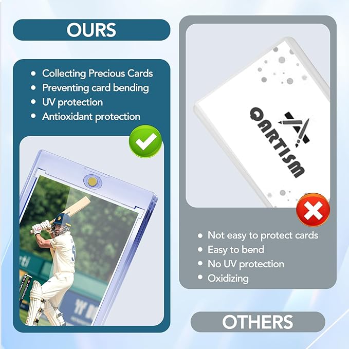 ZENOWICK 20ct Magnetic Card Holders, 35pt One Touch Card Holder, U-V Protection - Image 5