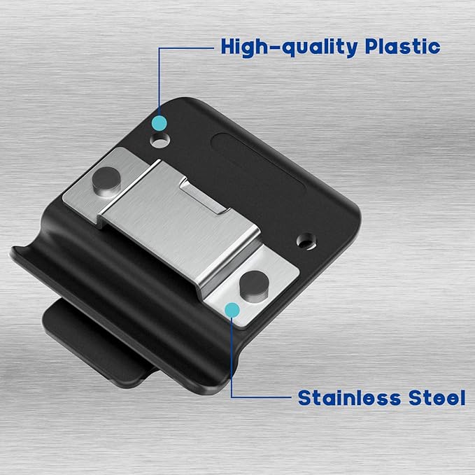 Tape Measure Holder for Belt, Low-Profile Tape Measure Belt Clip, Measuring Tape Holder up to 2" Tool Belt, Tape Accessories