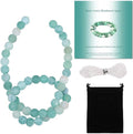 8mm Matte Green Weathered Agate Bead, 15-Inch Matte Round Loose Stone Beads by THRELE
