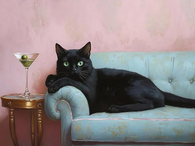 EIBEILI Cat Diamond Art Kits for Adults-Diamond Painting Kits Wall Decor | by EIBEILIDiamondPainting