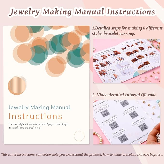 Wurosi 1927 PCS Jewelry Making Supplies Kit, Charm Bracelet Making Kit - Image 4