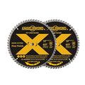 ANGELSWORD 10 Inch Table Saw Blade/Miter Saw Blade for Fine Finish Wood Cutting, 60T, 2 Pack