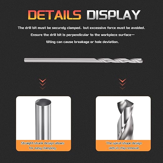 Drill Bit, 1.8mm Cutting Diameter, 4241 HSS 118° Cutting Angle Uncoated Bright Versatile Jobber Bits - (Applications: for Drilling Plastic Wood Soft Metal), 5-Pieces