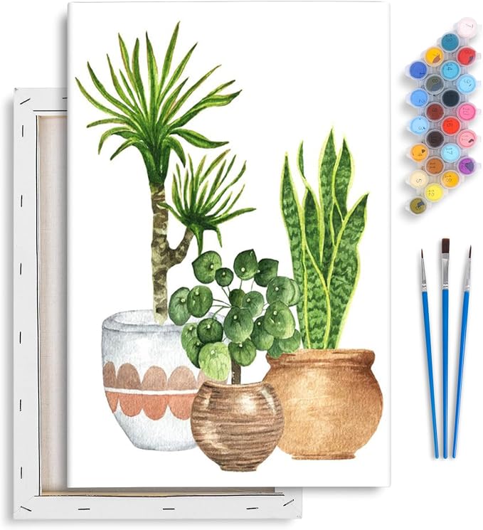 Yezavesu Framed Paint by Numbers Kit by Yezavesu