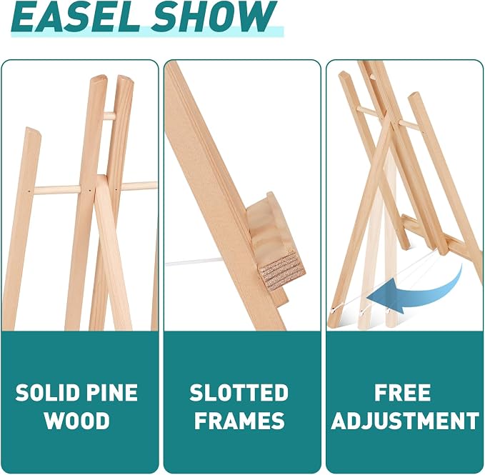 ESRICH 12Pack16in Tabletop Easel, Tabletop Easel - Image 3