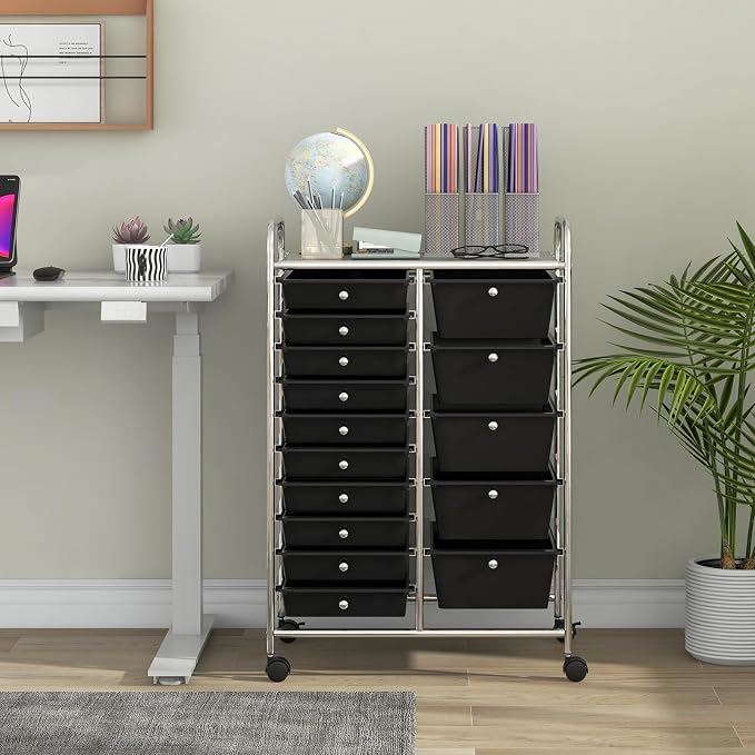 BECOMFORT 15-Drawer Rolling Cart - Image 2