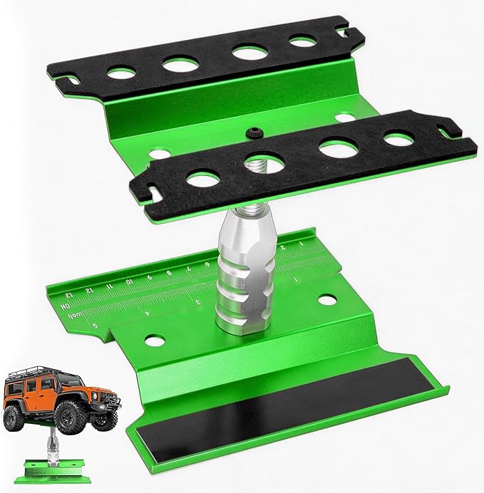 RC Car Repair Work Stand Lift Lower Adjustable Workstation Aluminum 360 Degree by Rcthjia