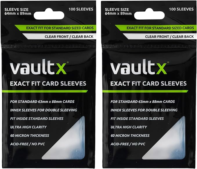 Vault X Exact Fit Sleeves Perfect Inner Sleeves by VaultX
