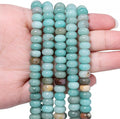 Songxi 5x8mm Natural Blue Amazonite Beads, Gemstone by SongXi