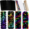 Supla 36 Sets 4 Style Magic Scratch Rainbow Bookmarks Making Kit by SUPLA