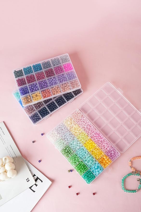 REVKI 72 Colors 6mm Glass Beads - Image 4