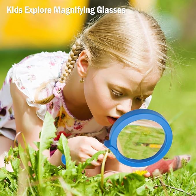 Rongon Magnifying Glasses for Kids, Jumbo Magnifiers - Image 7