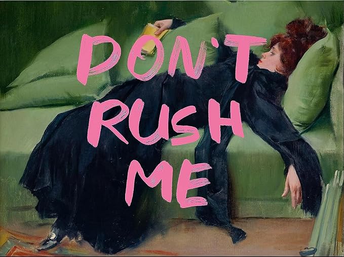 EIBEILI Diamond Art Kit for Adult-Don't Rush ME Diamond Painting Wall Decor | by EIBEILIDiamondPainting
