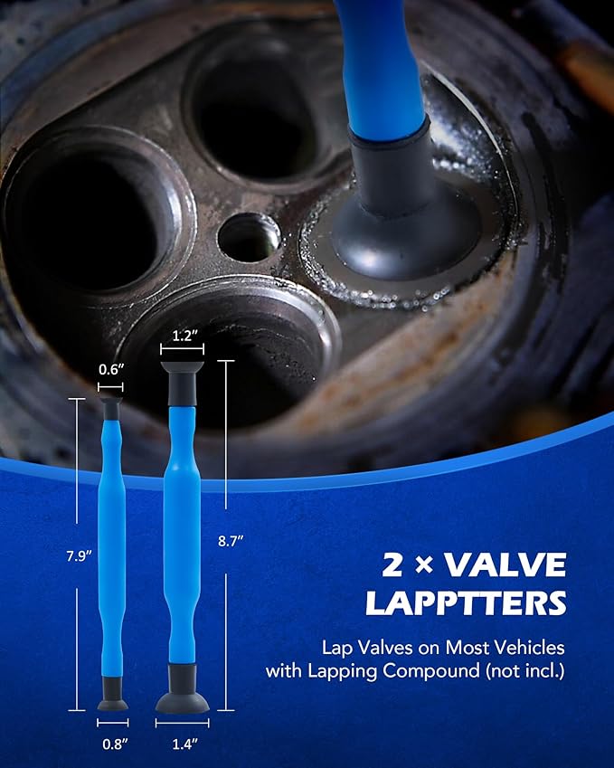 Orion Motor Tech Valve Spring Compressor Tool Kit, Valve Keeper Remover Installer Set with Valve Lapping Tools, Overhead Engine Valve Adjustment Tools for Valve Retainer Stem Seal Removal Installation