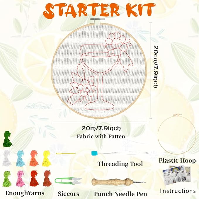 BEUNITONE 2Pcs Drinks Punch Needle Kit - Image 2