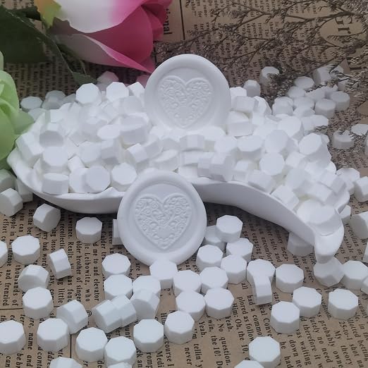300pcs Ivory White Wax Seal Beads, Atopbb Premium Sealing Wax Beads - Image 3