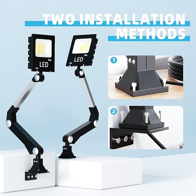 Drill Press,Work Bench Light, 3000 lumens LED Work Light with 1M Extension Cable 6500K Daylight White for Garden Garage Construction site