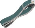 HARFINGTON 2 x 60 Inch Sanding Belts, 6 Pcs 40 Grit Zirconia Abrasive Belt Sander File Belt for Woodworking, Metal Polishing, Knife Sharpener