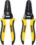 DOWELL 10-22AWG+22-30AWG Wire Stripping Tool Wire Stripper Cutter Pliers Tool Multi-Function Hand Tool for Electrician 2-Piece