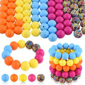 ASTARON 100 Pcs 15mm Silicone Beads by ASTARON