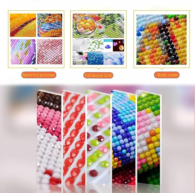 Acelii 6 Pack 5D Cow Diamond Painting Kits - Image 6