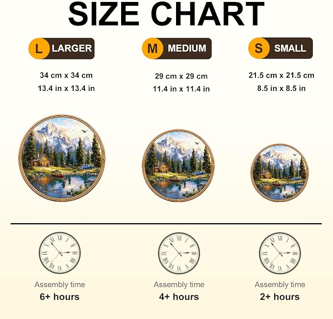 Lakeside Leisure Puzzles Adults Gifts Wooden 200 Pieces 11.4 * 11.4in - Image 4