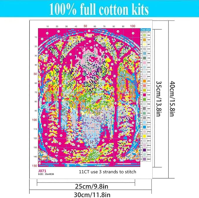 Starry Night Stamped Cross Stitch Kits - Image 6