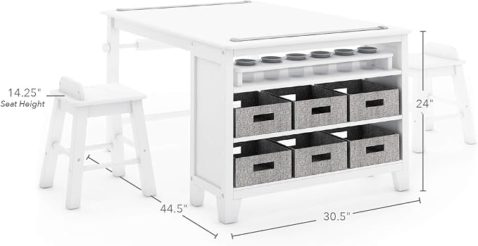 Martha Stewart Kids' Art Table and Chair Set - Image 3