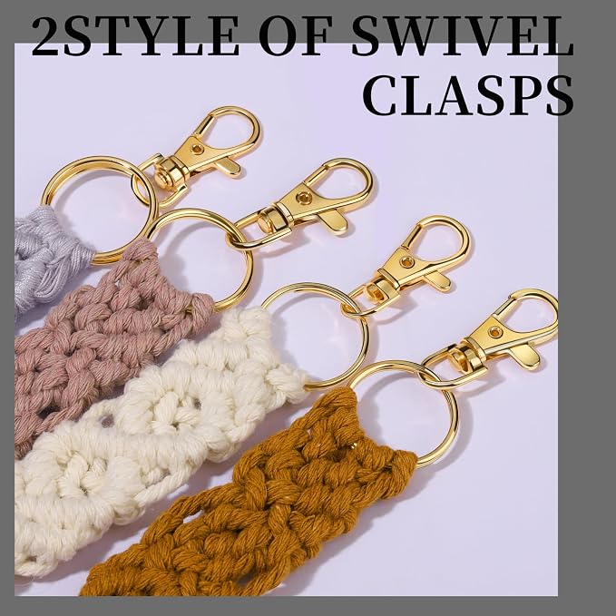 Teenitor 524PCS Key Chain Making Kit, Keychain Making Supplies Keychain Craft - Image 5