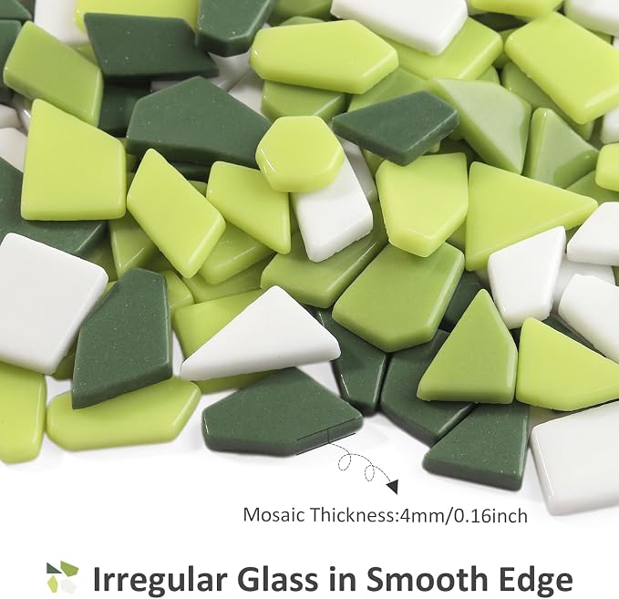 Youway Style Green Glass Mosaic Tiles - Image 4