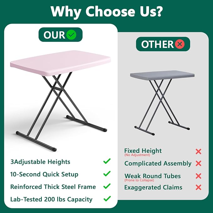 Folding Table 30 Inch - Image 6