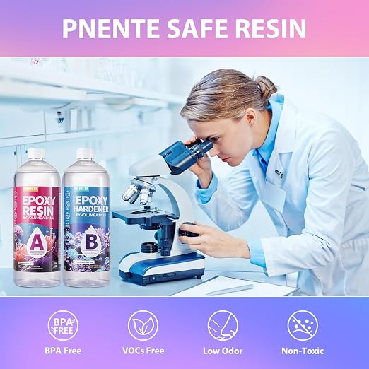 Pnente Artist-Grade Epoxy Resin – Self-Leveling, Zero Bubbles & 5-Year UV Guard - Image 5